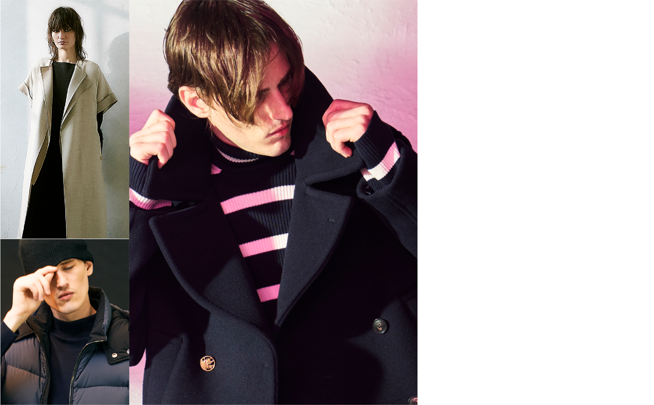 FASHION アウターを中心に、AUTUMNのトレンドアイテムがラインアップ。