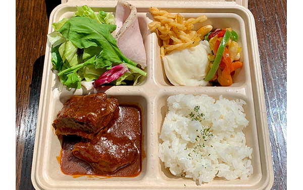 牛バラ肉赤ワイン煮込み弁当